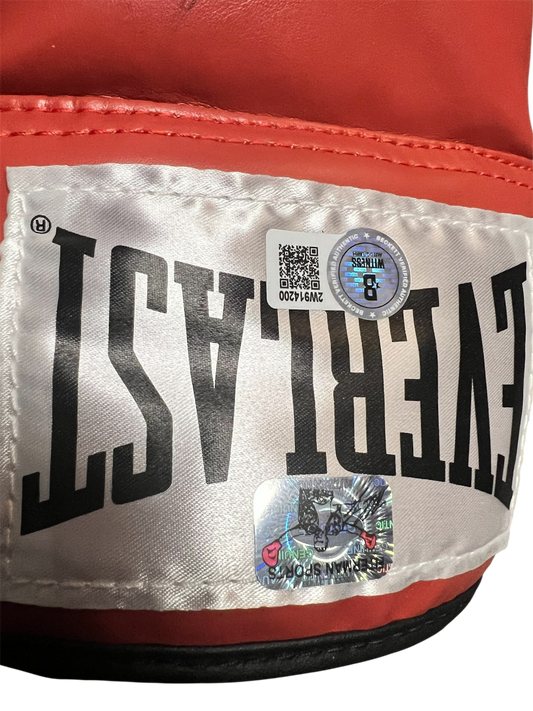 Everlast Red Boxing Right Glove signed by Mike Tyson