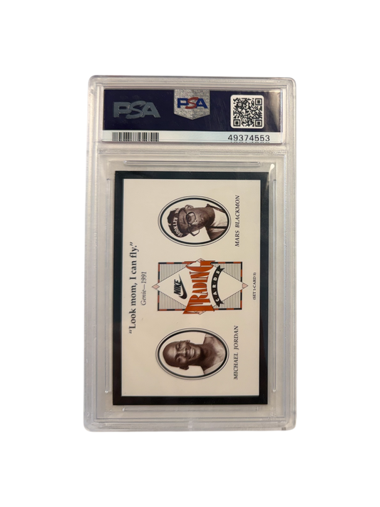 1991 NIKE Spike Lee & Michael Jordan Genie PSA Card