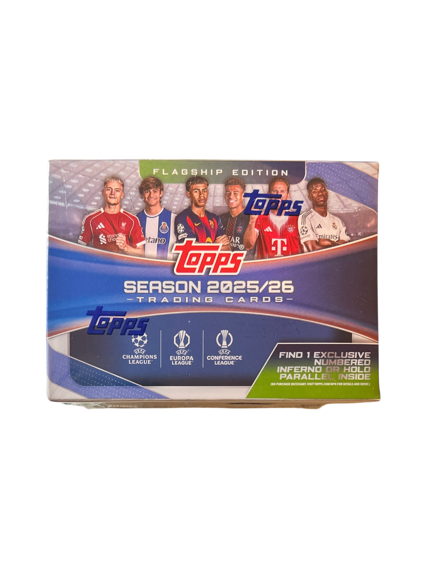 2025-26 Topps UEFA Club Competitions Flagship Football Soccer Blaster Box