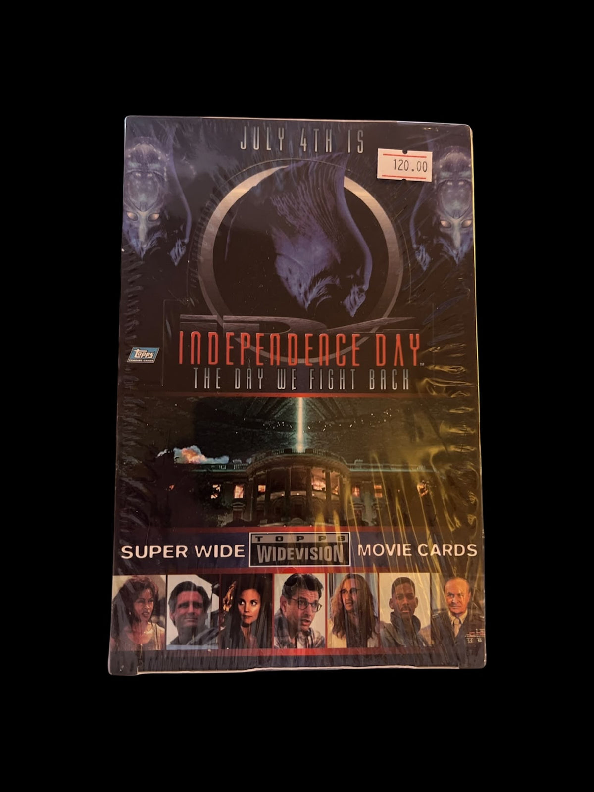 1996 Topps Widevision Independence Day Trading Card Hobby Box