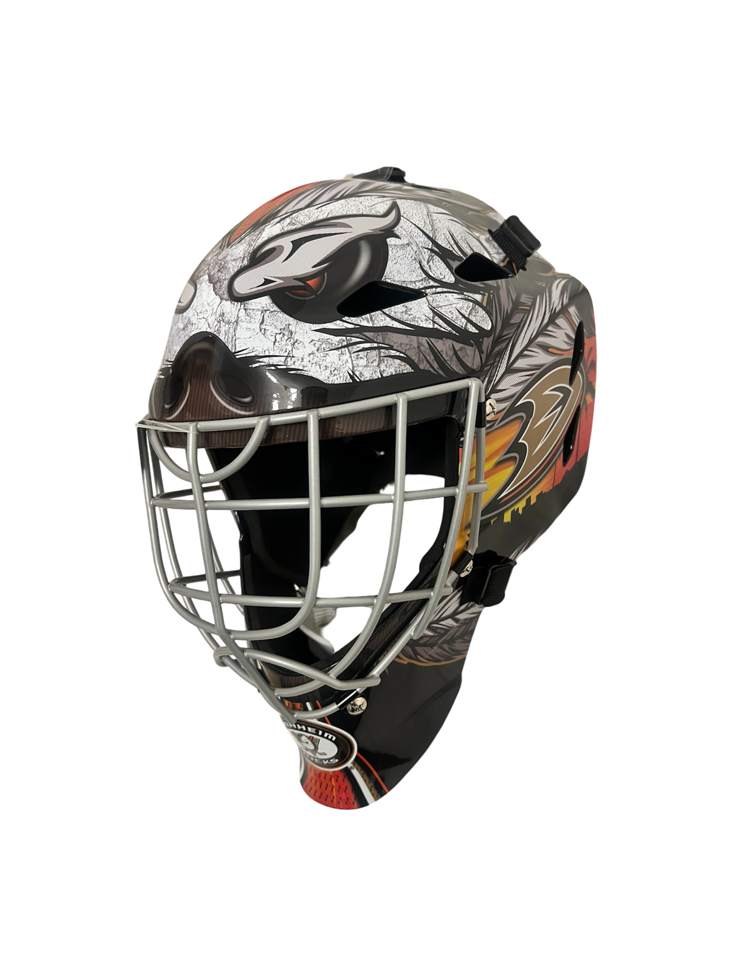 Anaheim Mighty Ducks Martin Gerber NHL signed Helmet