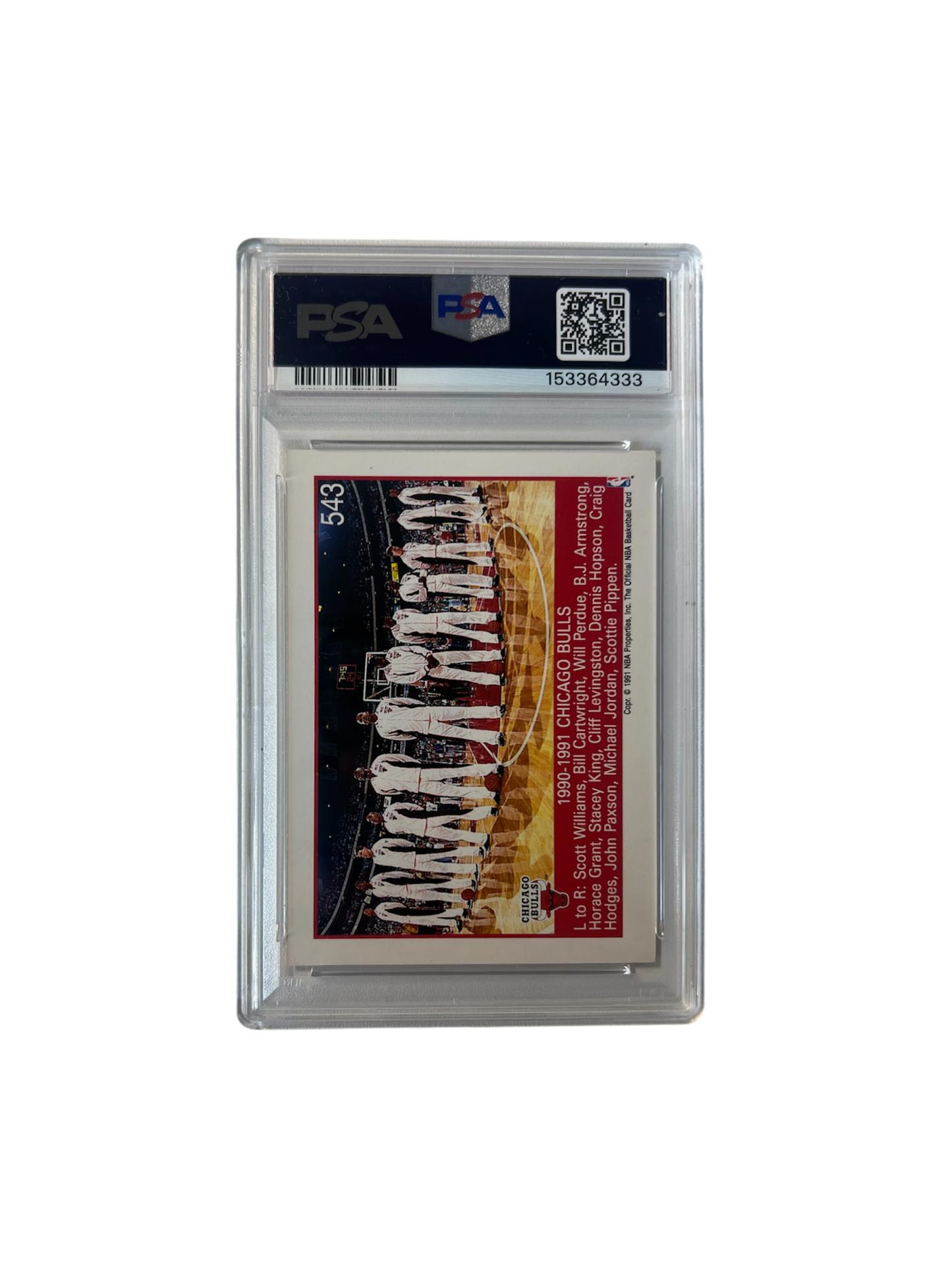 1991 NBA HOOPS Michael Jordan PSA Card
