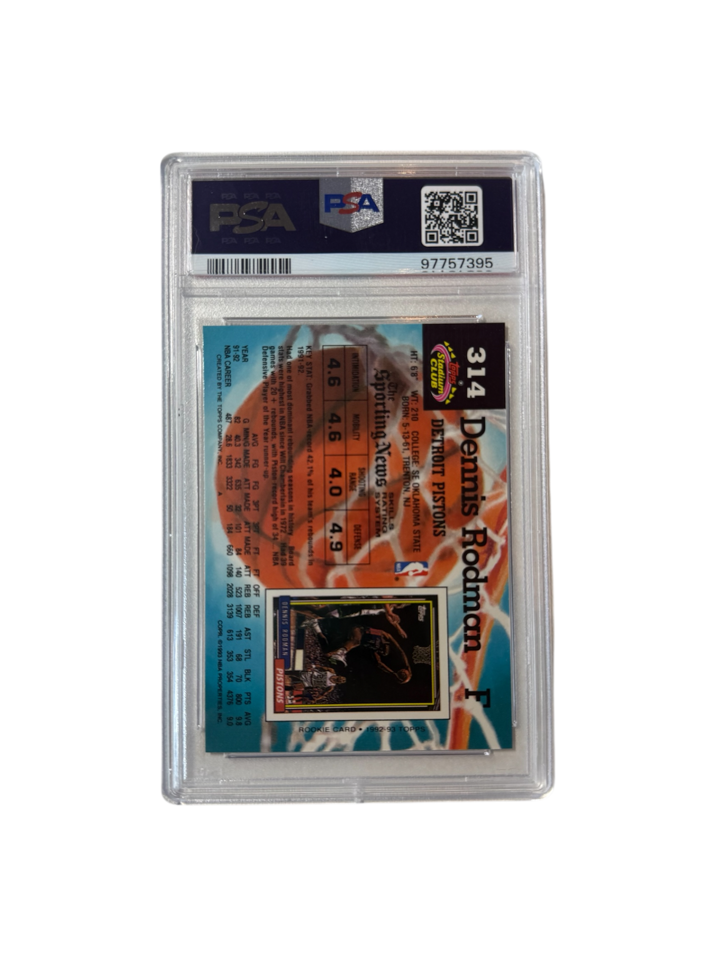 1992 Topps Archives John Stockton PSA 10 card