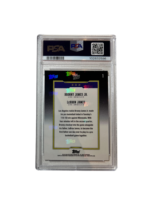 2019 Panini Prizm LeBron James PSA Card