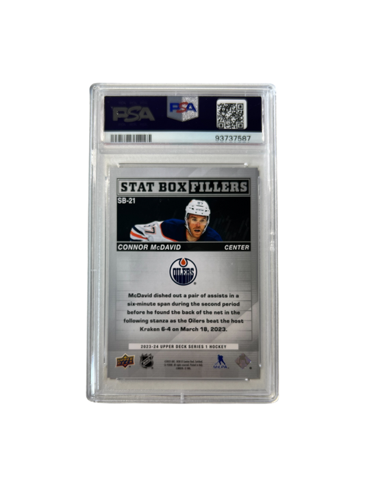 2015 Upper Deck Ultimate Collection Kevin Fiala Autograph PSA 9 card
