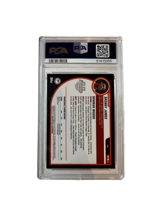 2019 Panini Prizm LeBron James PSA Card