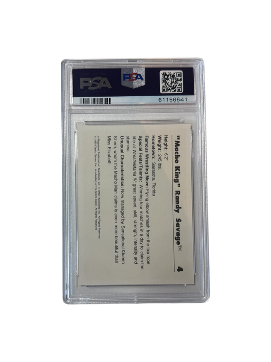 1990 Classic WWF Macho Madness PSA Card