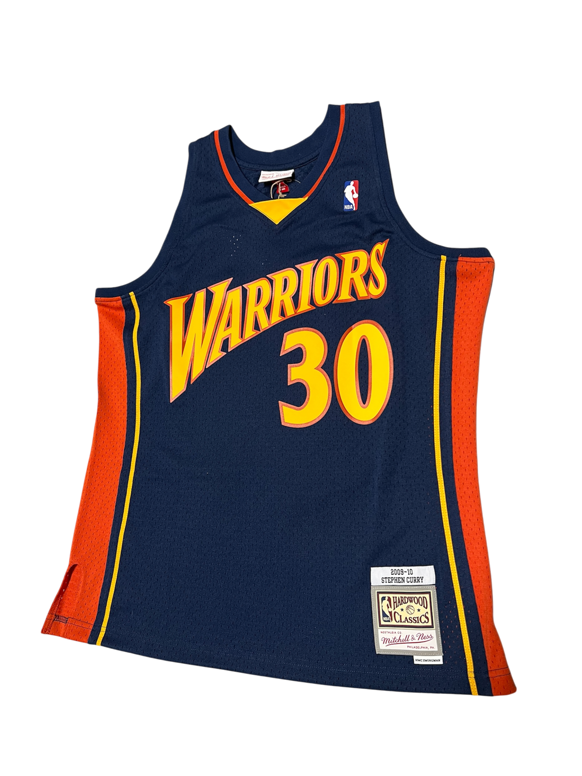 Stephen Curry Autographed Golden State Mitchell & Ness Basketball Jersey