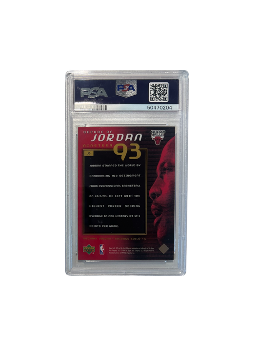 1999 Upper Deck SPx Michael Jordan PSA Card