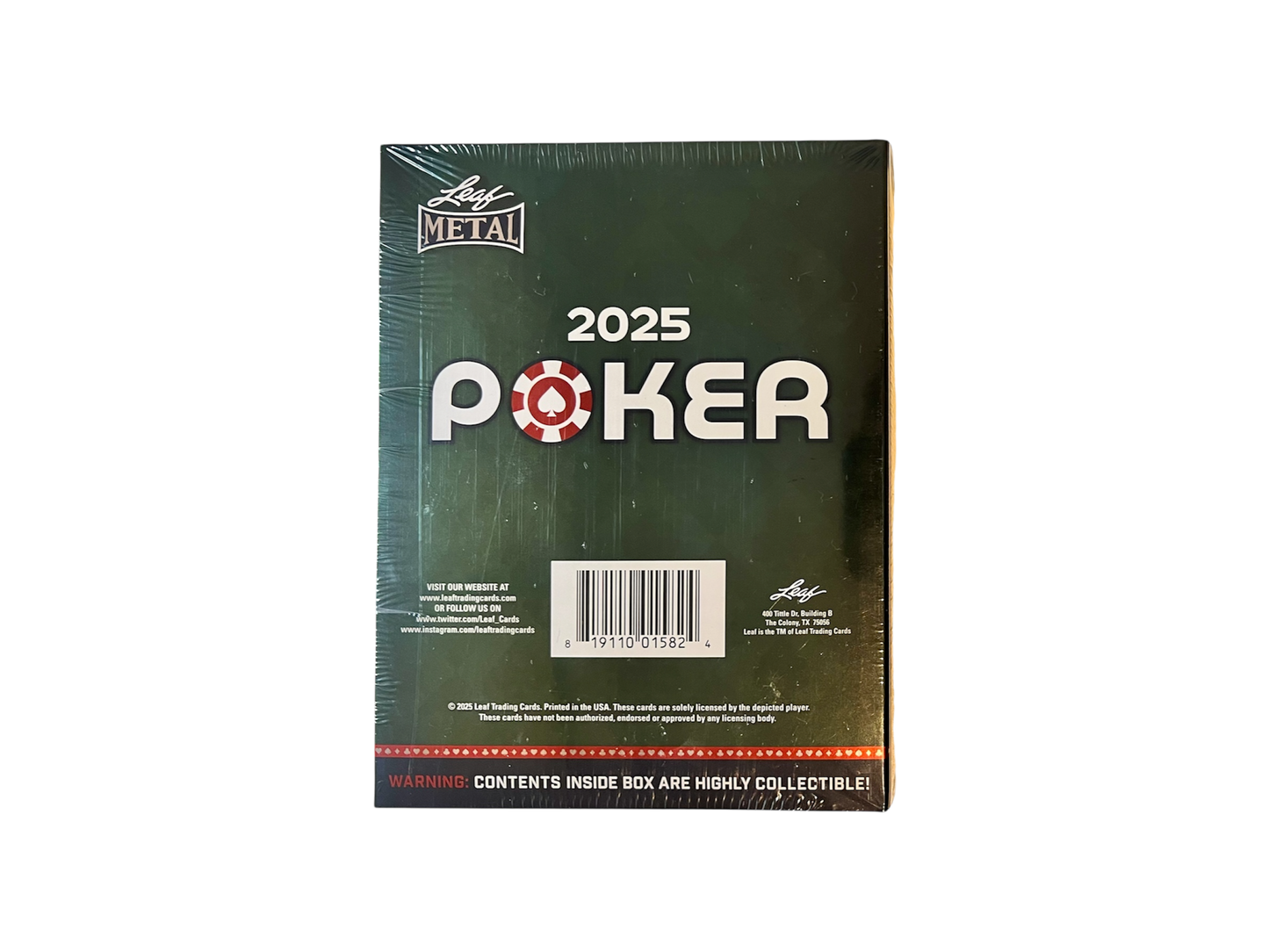 2025 Leaf Metal Power Slap Blaster Box