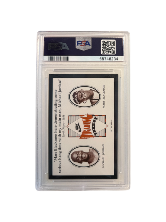 1991 NIKE Spike Lee & Michael Jordan Earth/Mars PSA Card