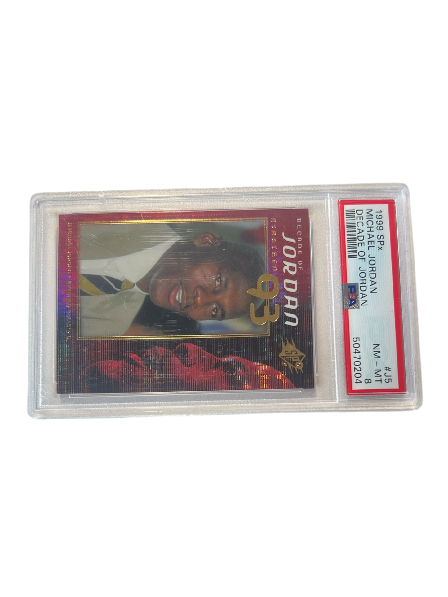 1999 Upper Deck SPx Michael Jordan PSA Card