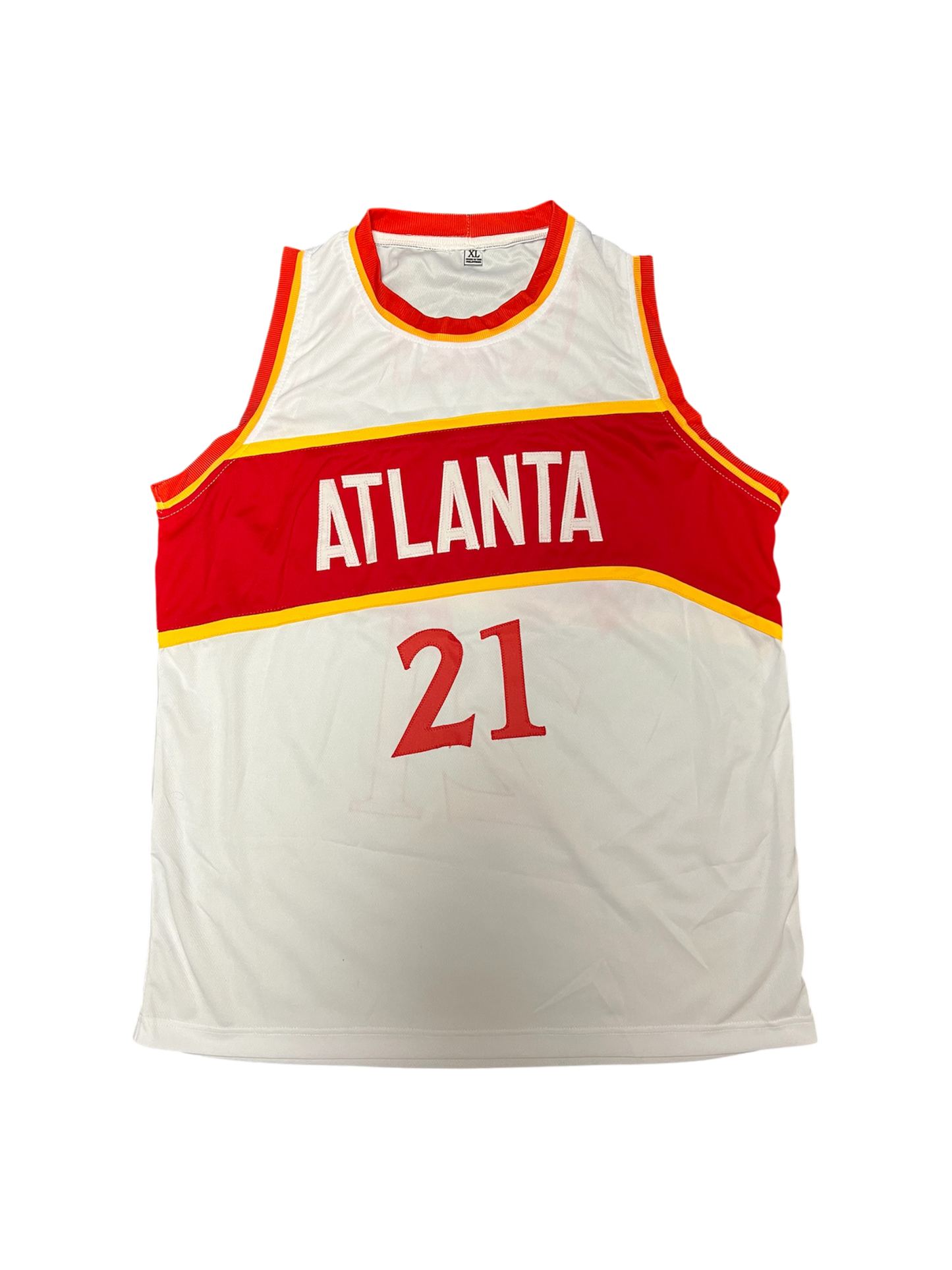 Atlanta Hawks Dominique Wilkins NBA signed Custom White Jersey