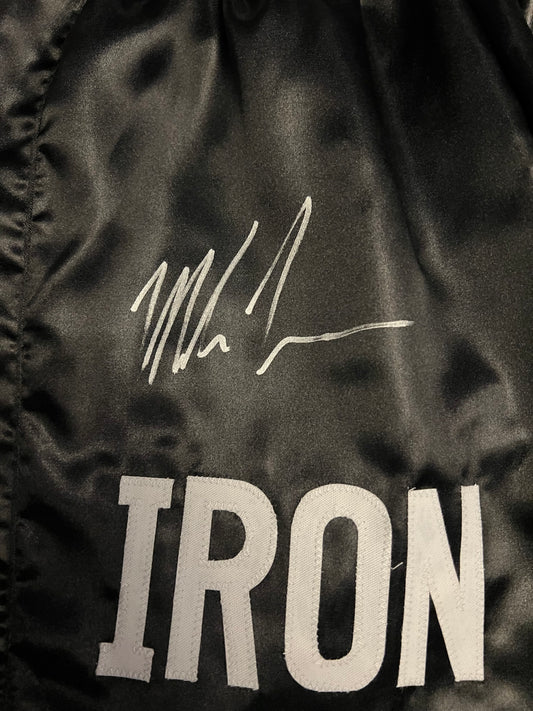 Boxing Trunks signed by Mike Tyson