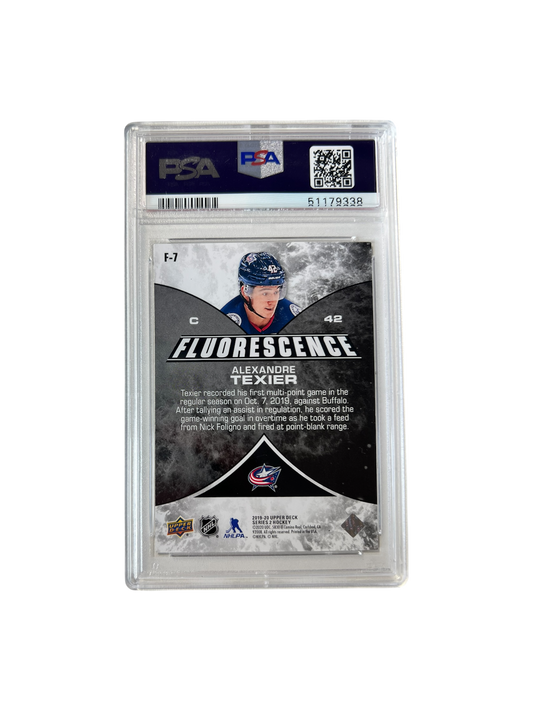 2015 Upper Deck Ultimate Collection Kevin Fiala Autograph PSA 9 card