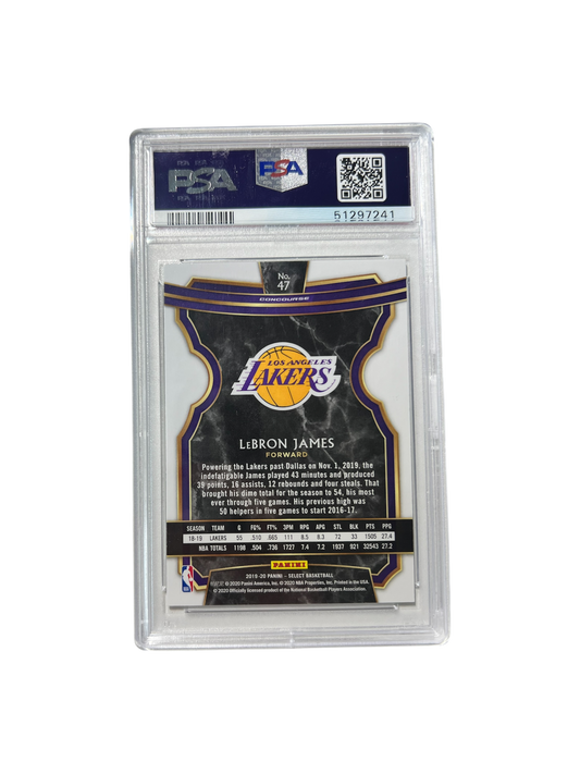 2019 Panini Prizm LeBron James PSA Card