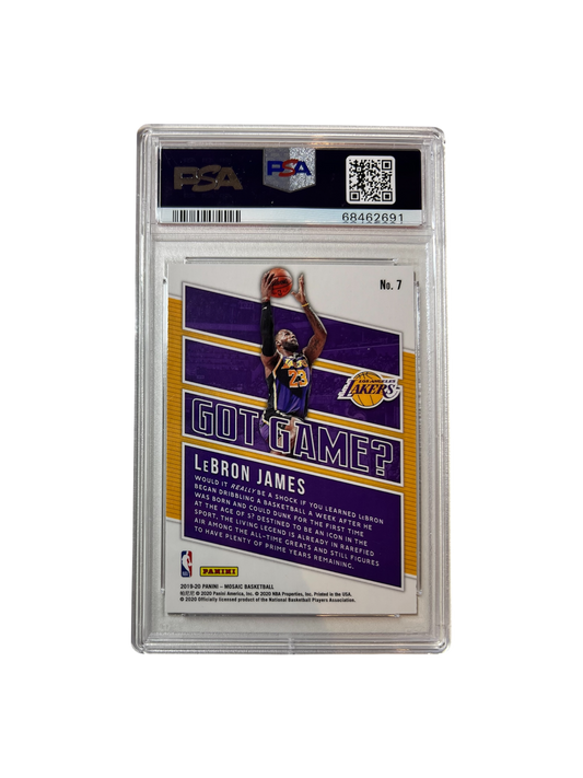 2019 Panini Prizm LeBron James PSA Card