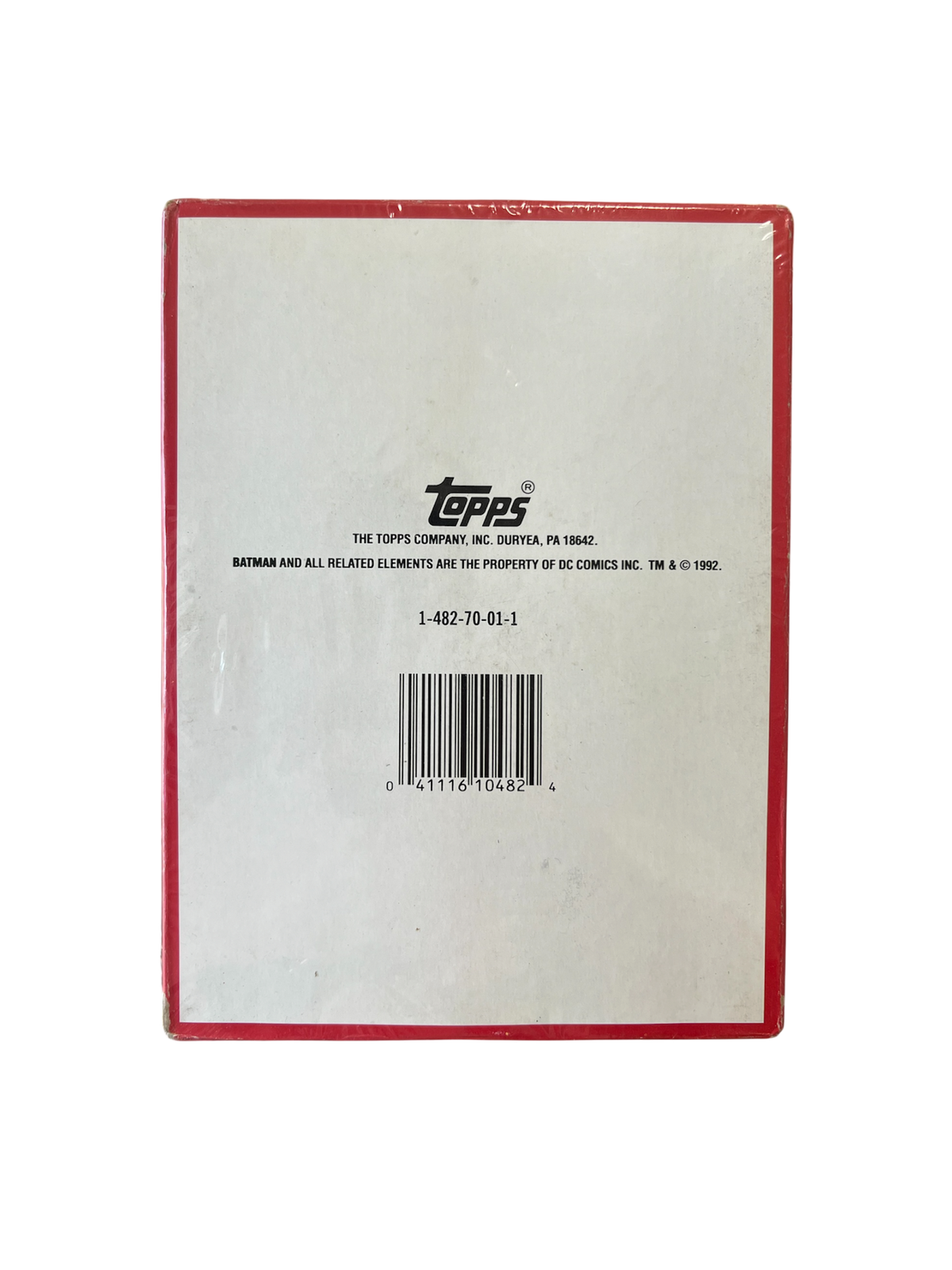 1992 Topps Batman Returns Card Hobby Box