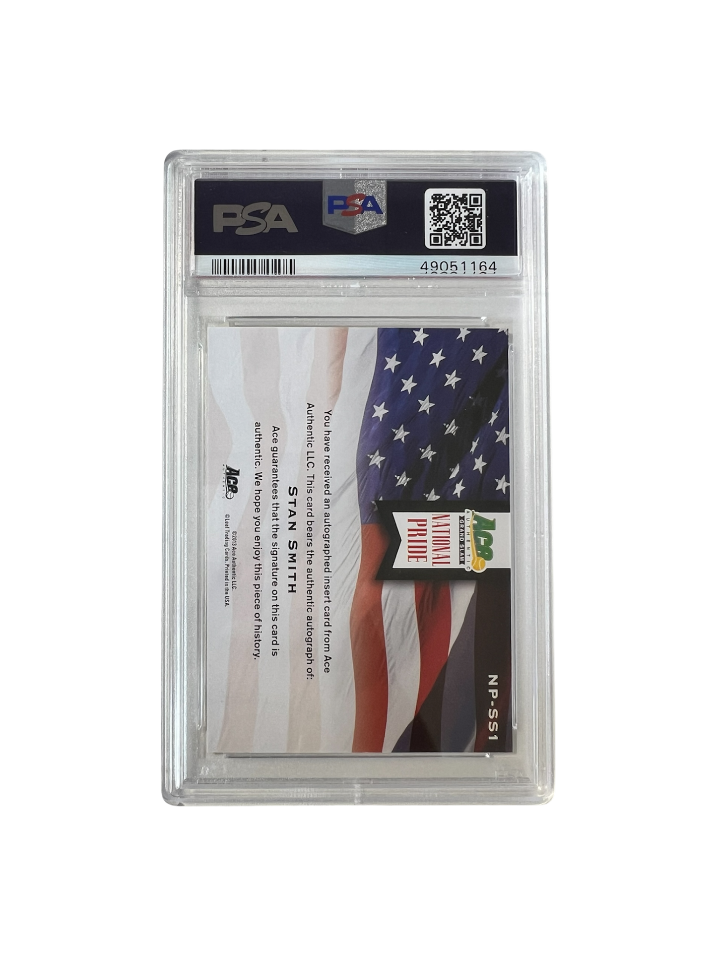 2013 ACE Authentic Stan Smith Auto PSA Card