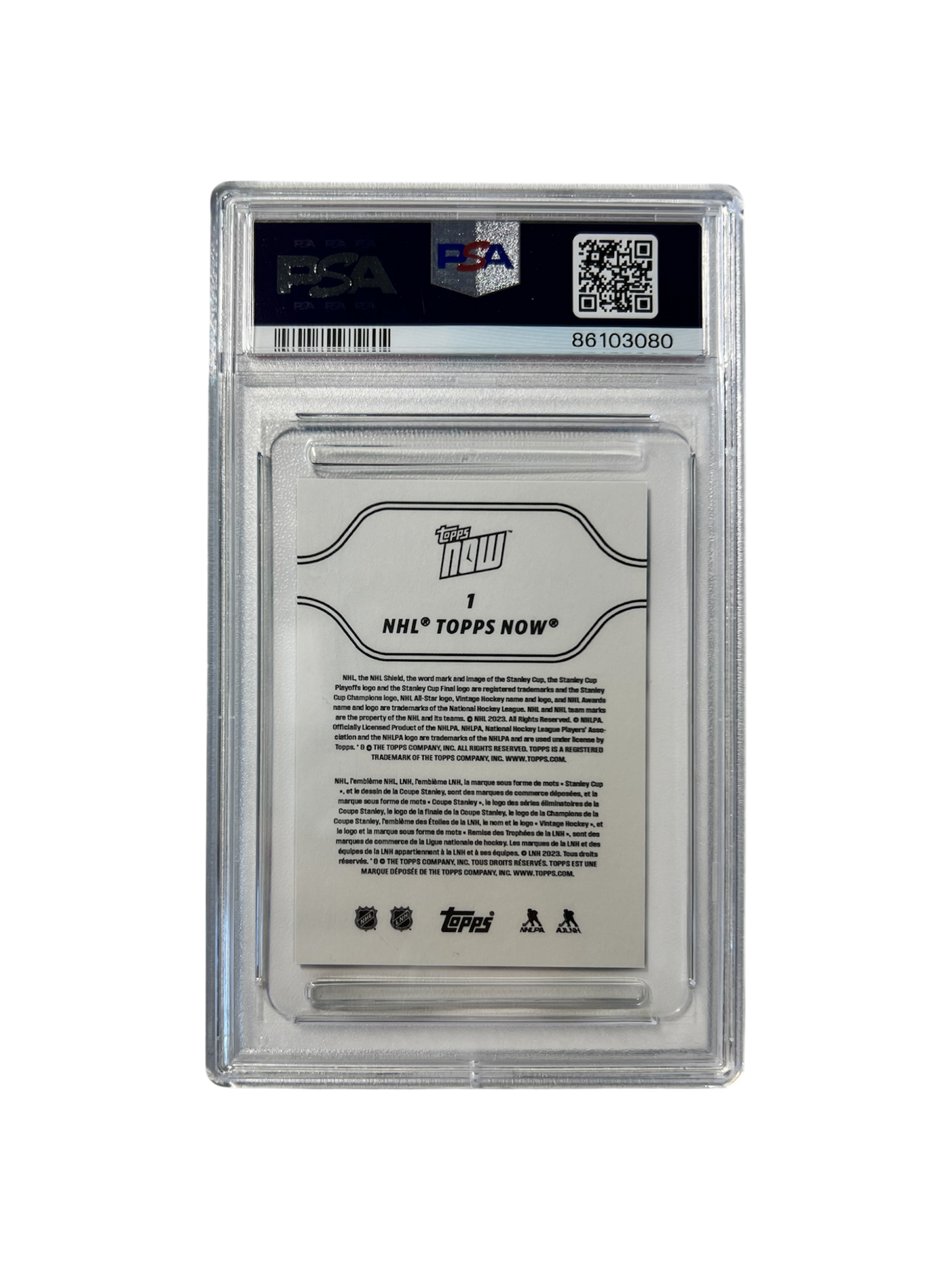 2023 Upper Deck Connor Bedard PSA 9 card