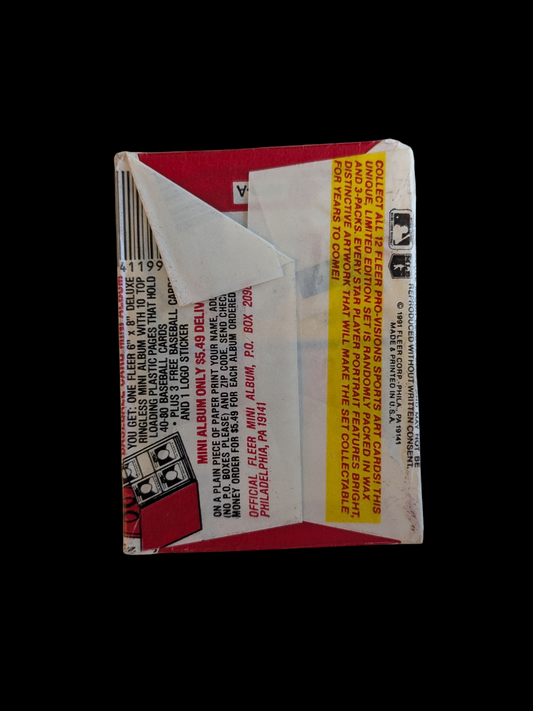 1991 Fleer Pro Visions MLB Baseball Pack
