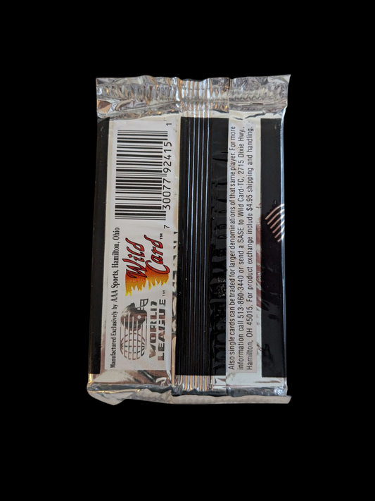 1992 Wild Card Premiere Edition World League Football Pack