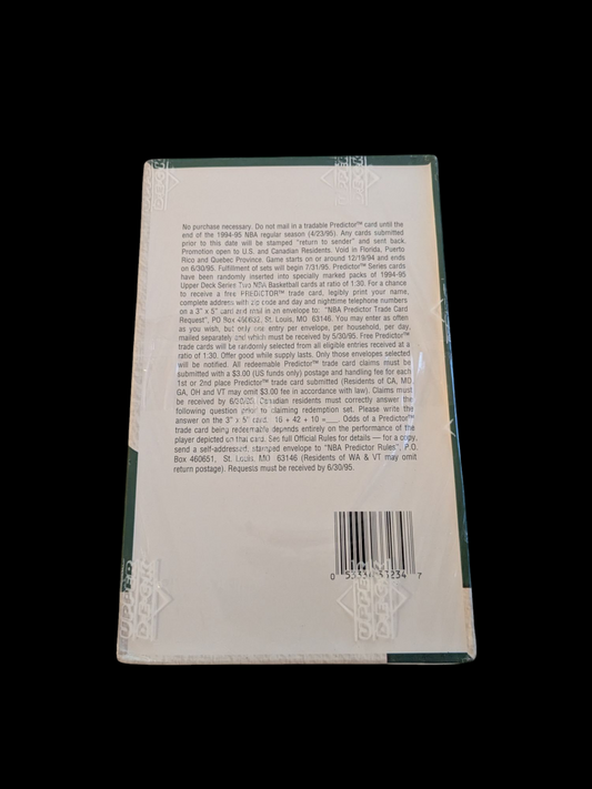 1995 Upper Deck NBA Basketball Series 2 Hobby Box