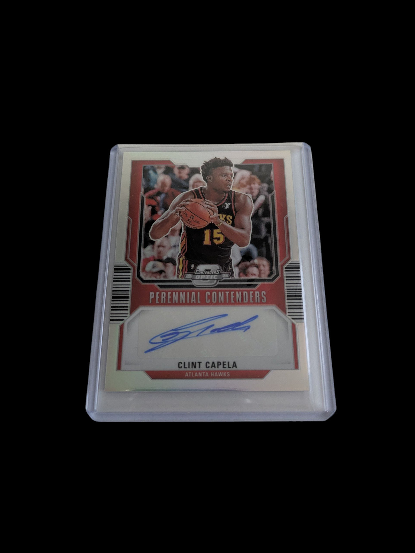 2024 Panini Condenters Optic Atlanta Hawks Clint Capela Auto /125 Card