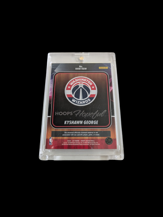 2025 Panini NBA Hoops Hopeful Washington Wizards Kyshawn George Rookie Patch Card