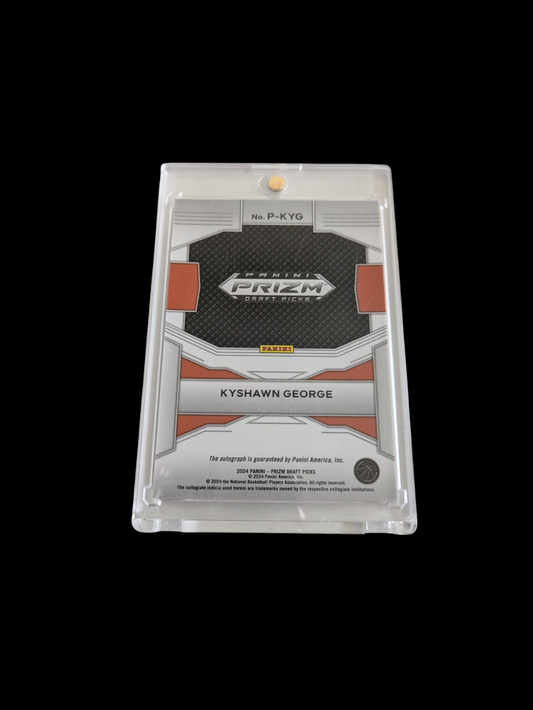 2024 Panini Prizm Penmanship Miami Hurricanes Kyshawn George Rookie Auto Card