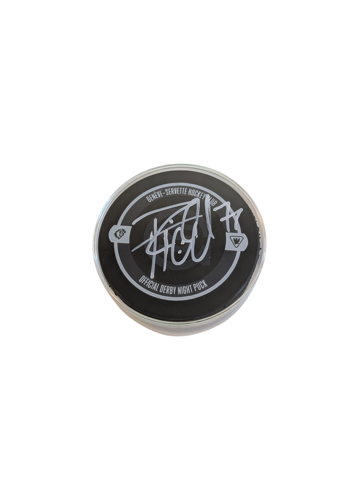 Genève-Servette HC Tanner Richard signed NL Puck