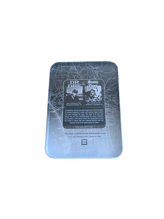 2022 GAS Trading Cards Dr. Dre & Snoop Dogg Deluxe Tin Box Set