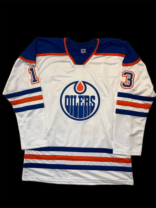 Edmonton Oilers Ken Linseman NHL signed Jersey