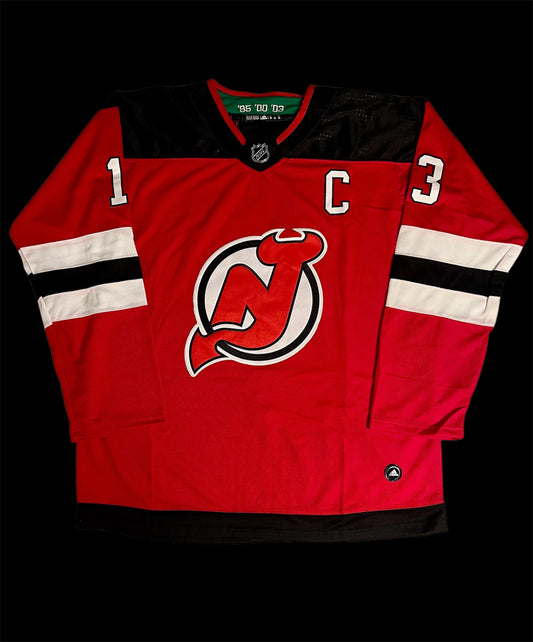 New Jersey Devils Nico Hischier NHL signed Jersey