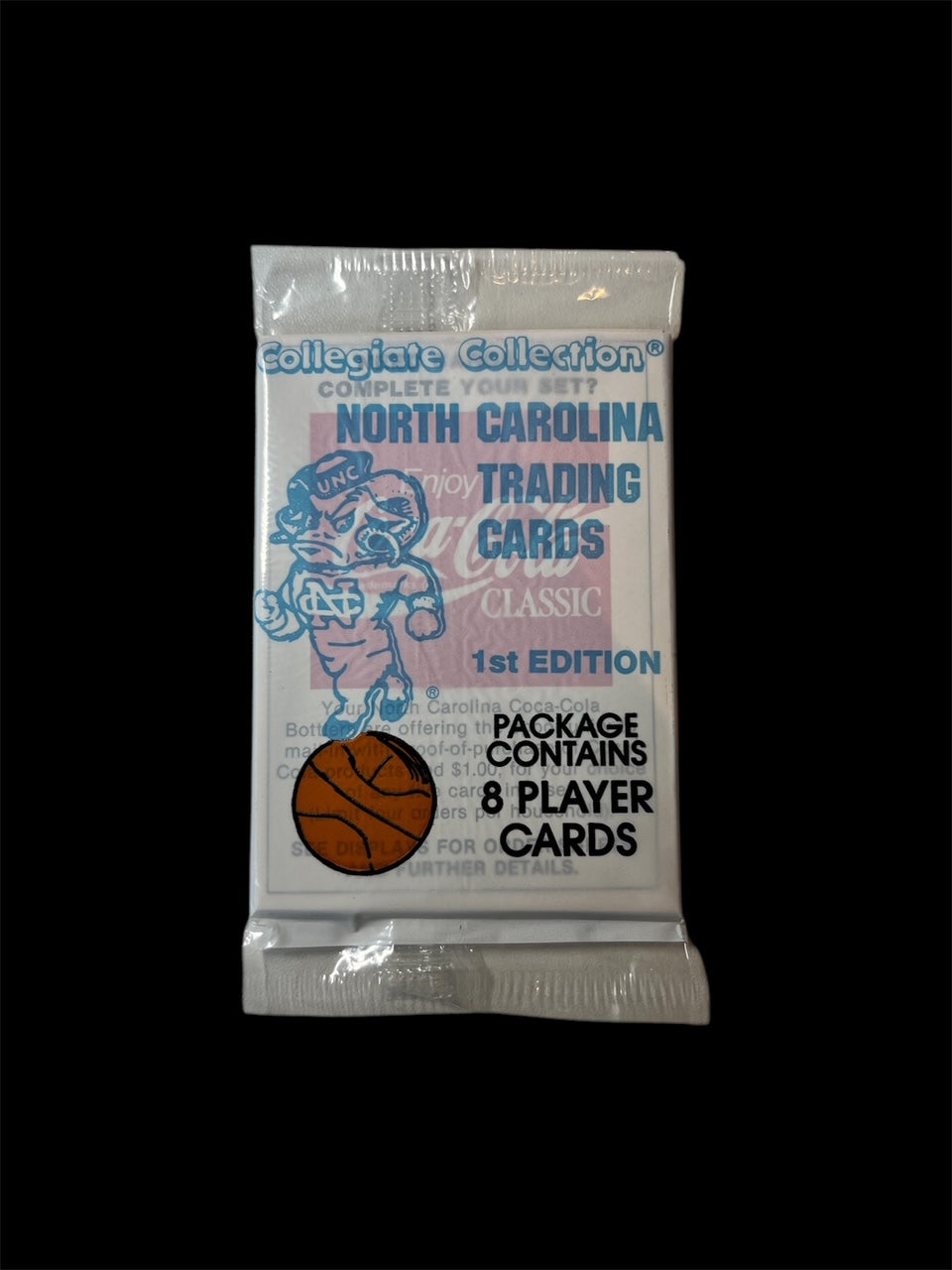 1989 Collegiate Collection North Carolina Basketball 1st Edition Pack
