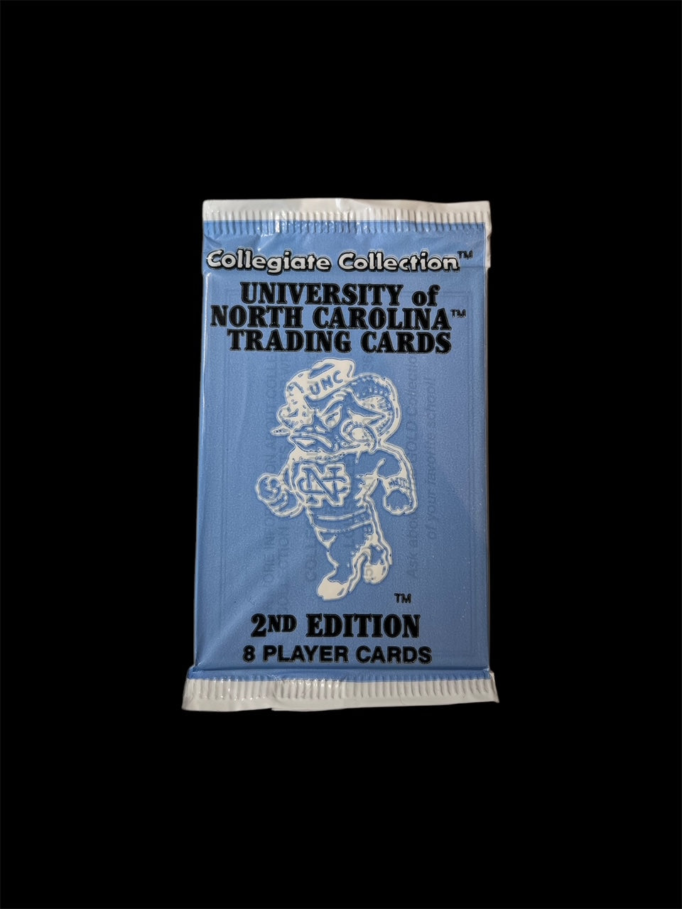1989-1990 Collegiate Collection North Carolina Basketball 1st & 2nd Edition x 10 Packs Bundle