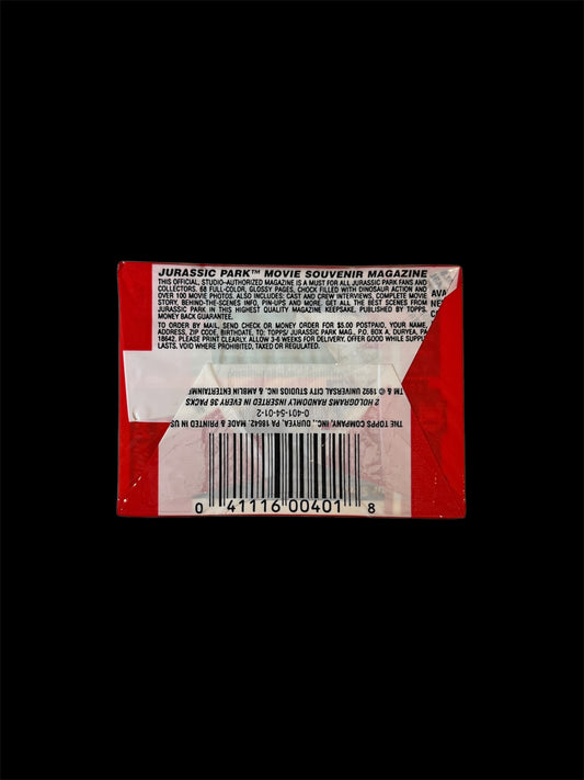 1992 Topps Jurassic Park Movie Pack