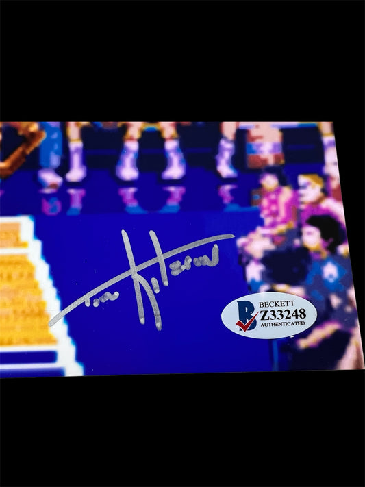 NBA Jam "He is on Fire" Tim Kitzrow signed Photo