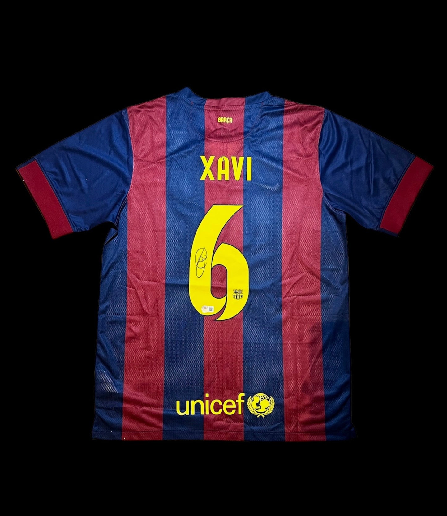 FC Barcelona Xavi signed Football Jersey