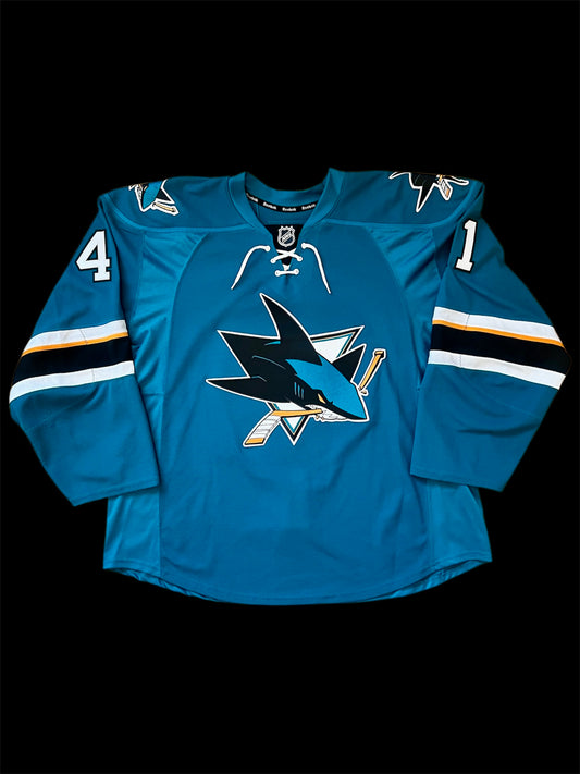 San Jose Sharks Mirco Mueller NHL signed Jersey