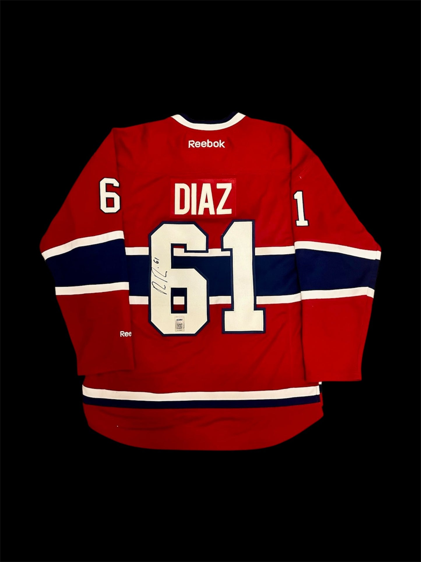 Montreal Canadiens Raphael Diaz NHL signed Jersey