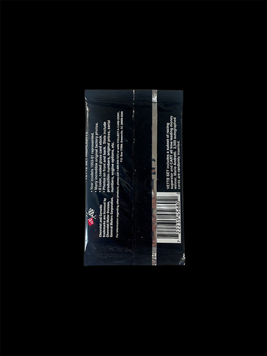 1991 Collect-a-Card Corvette Vette Set Inaugural Edition Card Pack