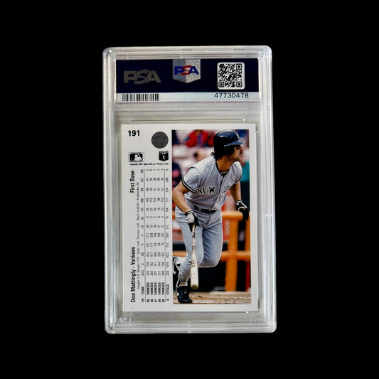1990 Upper Deck Don Mattingly Baseball PSA Card