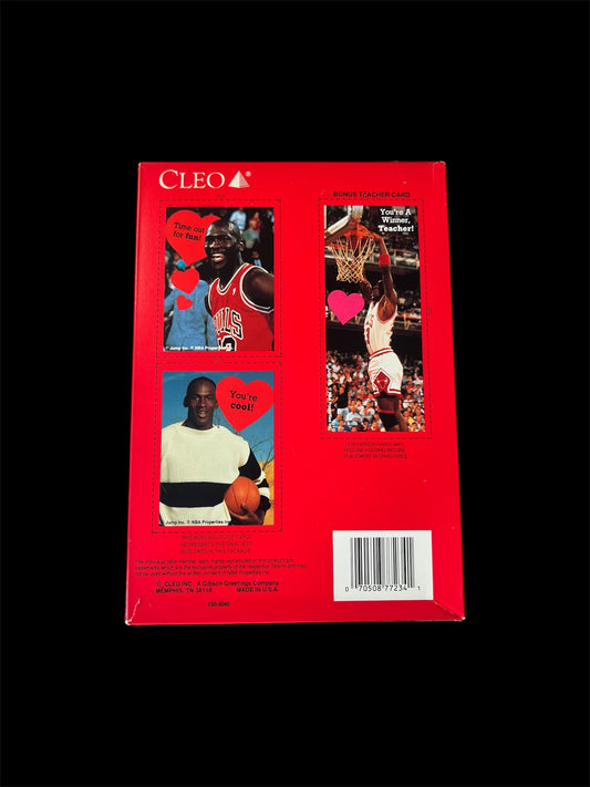 1991 Cleo Michael Jordan Valentines Collection Card Box