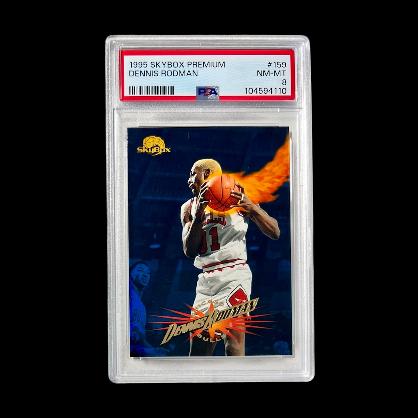 1995 Skybox Premium Dennis Rodman PSA Card