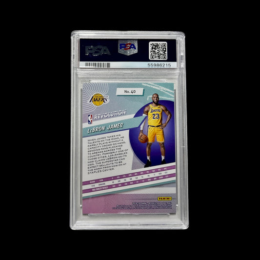 2018 Panini Revolution LeBron James PSA Card