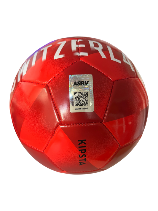 Switzerland Football Team Ball signed by Murat Yakin