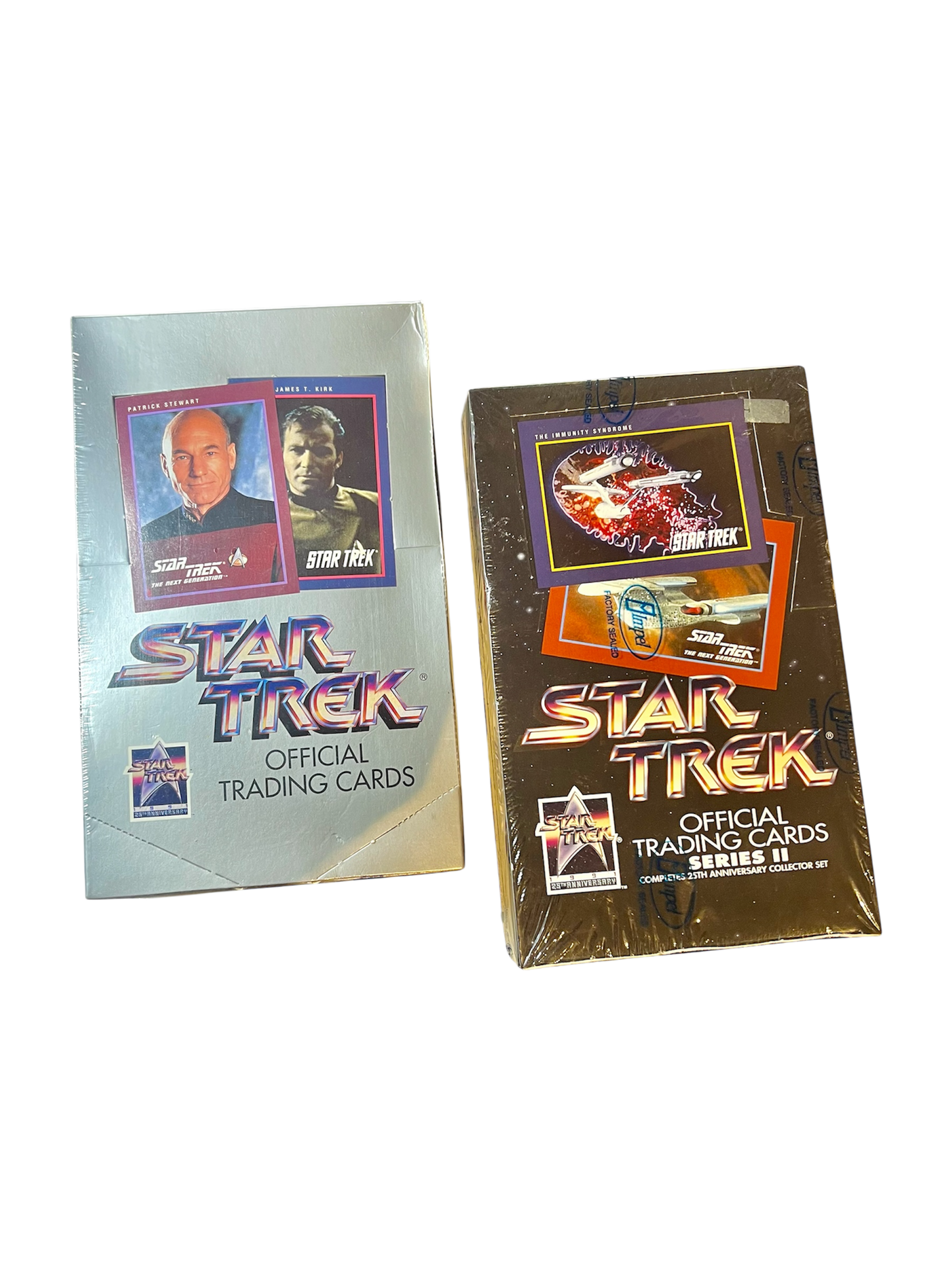 1991 Impel Star Trek Series 1 & 2 Hobby Box Bundle