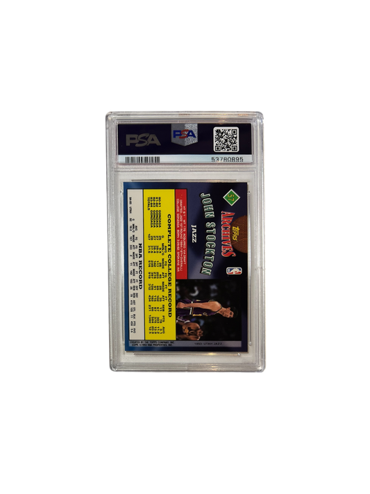 1992 Topps Archives John Stockton PSA 10 card
