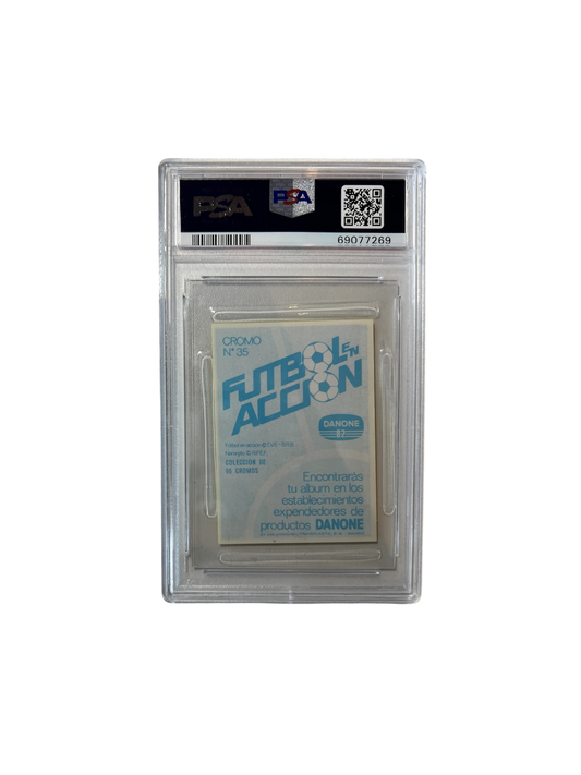 1982 Danone Brazil Futbol en Accion Pelé PSA 6 card